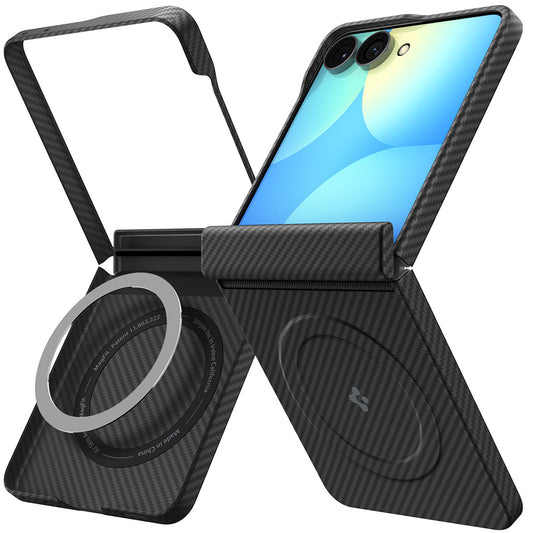 MagSafe pouzdro pro Samsung Galaxy Z Flip8 F776, Spigen, Air Skin, černé ACS11513