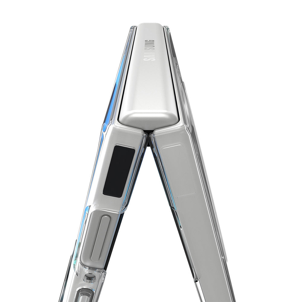 MagSafe pouzdro pro Samsung Galaxy Z Flip8 F776, Spigen, Air Skin, Průhledná bílá ACS11521