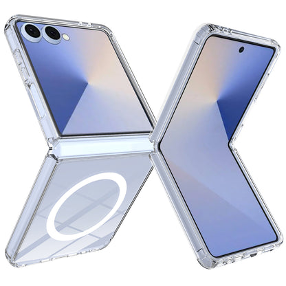 MagSafe pouzdro pro Samsung Galaxy Z Flip8 F776, Techsuit, Pro, Transparentní