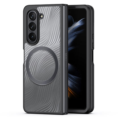 Pouzdro MagSafe pro Samsung Galaxy Z Fold5 F946, DUX DUCIS, Aimo, Černá