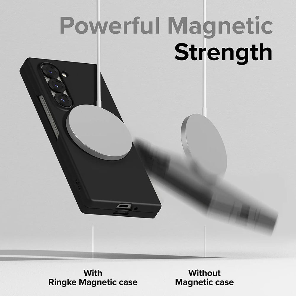 Pouzdro MagSafe pro Samsung Galaxy Z Fold6 F956, Ringke, Slim, Černá