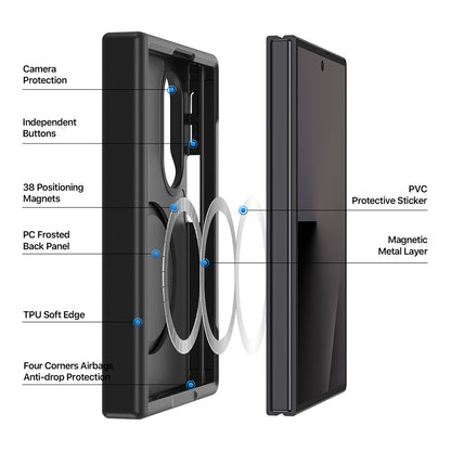 Pouzdro MagSafe pro Samsung Galaxy Z Fold8 F971, DUX DUCIS, Yind, šedé