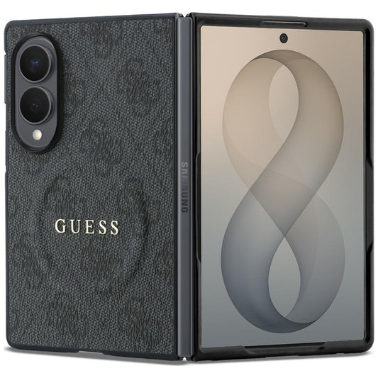 MagSafe pouzdro pro Samsung Galaxy Z Fold8 F971, Guess, 4G Leather Classic, černé