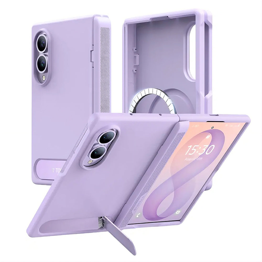 MagSafe pouzdro pro Samsung Galaxy Z Fold8 F971, Torras, Ostand L1 Guardian, Světle fialová