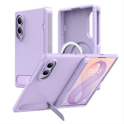 MagSafe pouzdro pro Samsung Galaxy Z Fold8 F971, Torras, Ostand L1 Guardian, Světle fialová