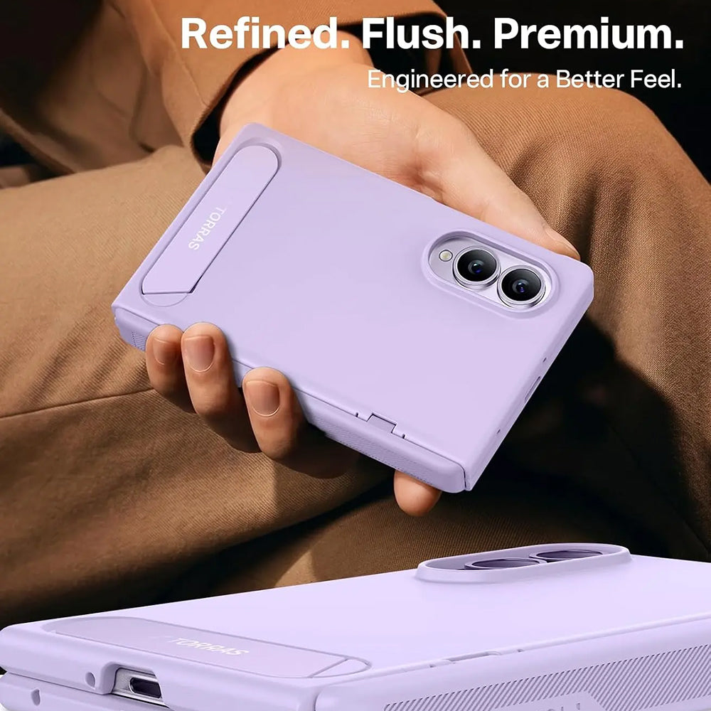 MagSafe pouzdro pro Samsung Galaxy Z Fold8 F971, Torras, Ostand L1 Guardian, Světle fialová