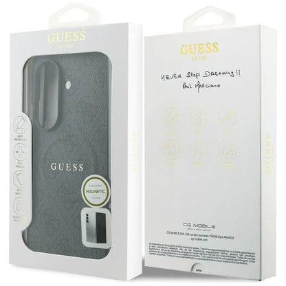 MagSafe pouzdro pro Samsung Galaxy Z Fold8 Ultra F976, Guess, 4G Leather Classic, černé