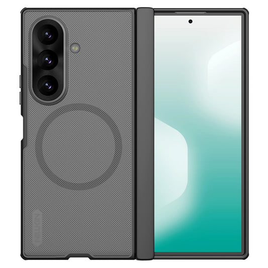 MagSafe Case for Samsung Galaxy Z Fold8 Ultra F976, Nillkin, Super Frosted Shield, Transparent Black