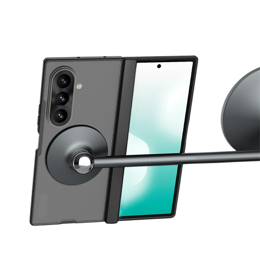 MagSafe pouzdro pro Samsung Galaxy Z Fold8 Ultra F976, Nillkin, Super Frosted Shield, Černá průhledná