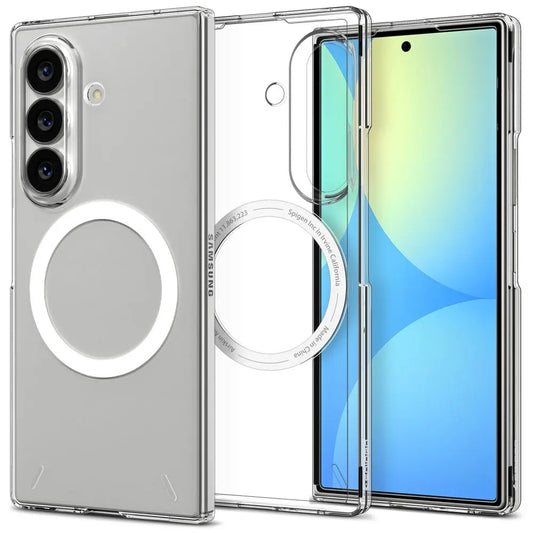 MagSafe pouzdro pro Samsung Galaxy Z Fold8 Ultra F976, Spigen, Air Skin, Průhledná bílá ACS11505