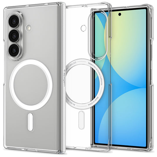 MagSafe pouzdro pro Samsung Galaxy Z Fold8 Ultra F976, Spigen, Air Skin Zero, Průhledná bílá ACS11495
