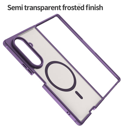 MagSafe pouzdro pro Samsung Galaxy Z Fold8 Ultra F976, Techsuit, HaloFrost II, fialové