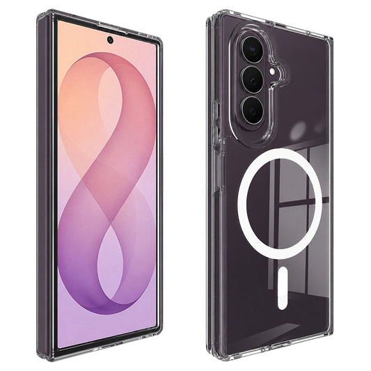 MagSafe pouzdro pro Samsung Galaxy Z Fold8 Ultra F976, Techsuit, Pro, Transparentní