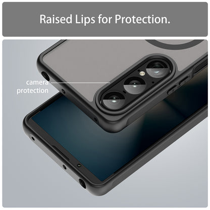 MagSafe pouzdro pro Sony Xperia 1 VIII, Techsuit, HaloFrost II, černé