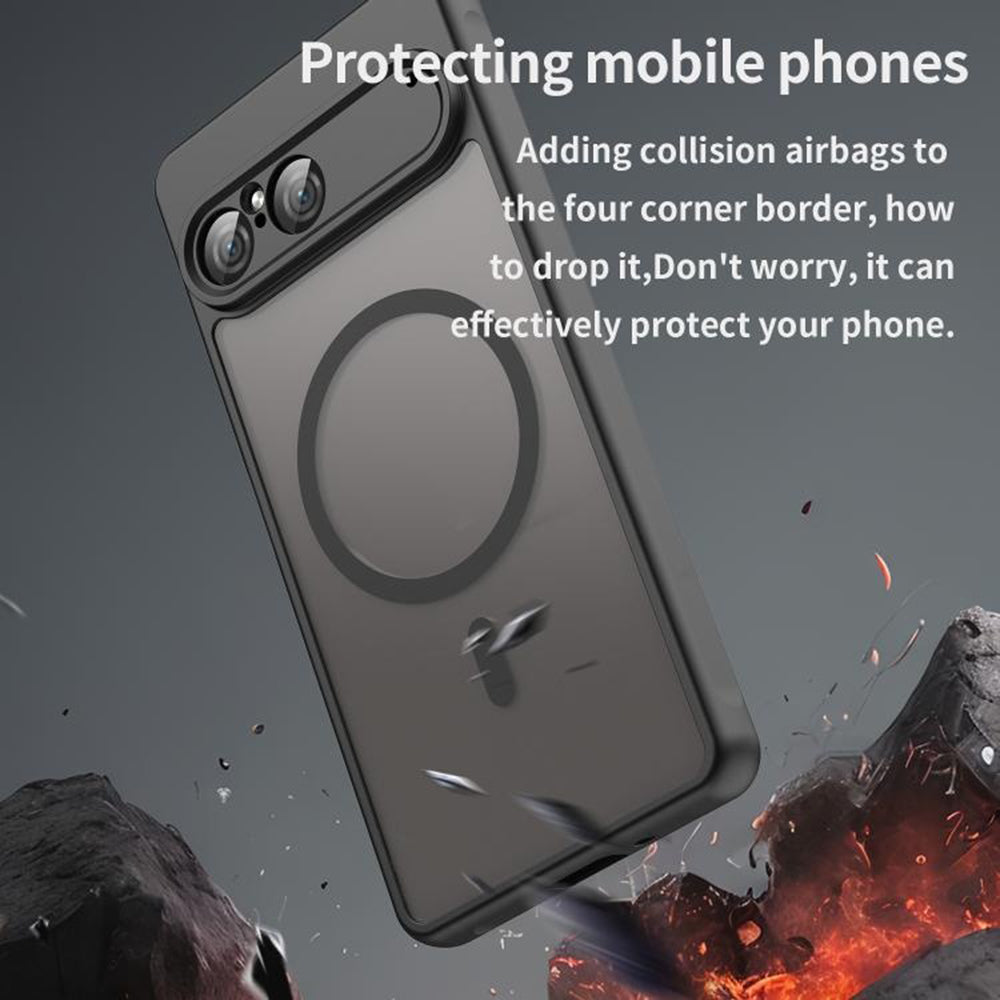 Pouzdro MagSafe pro Sony Xperia 10 VII, Techsuit, HaloFrost II, Černá.