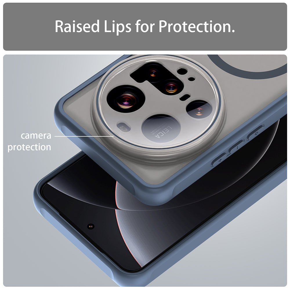 MagSafe pouzdro pro Xiaomi 15 Ultra, Techsuit, HaloFrost II, Tmavě modrá