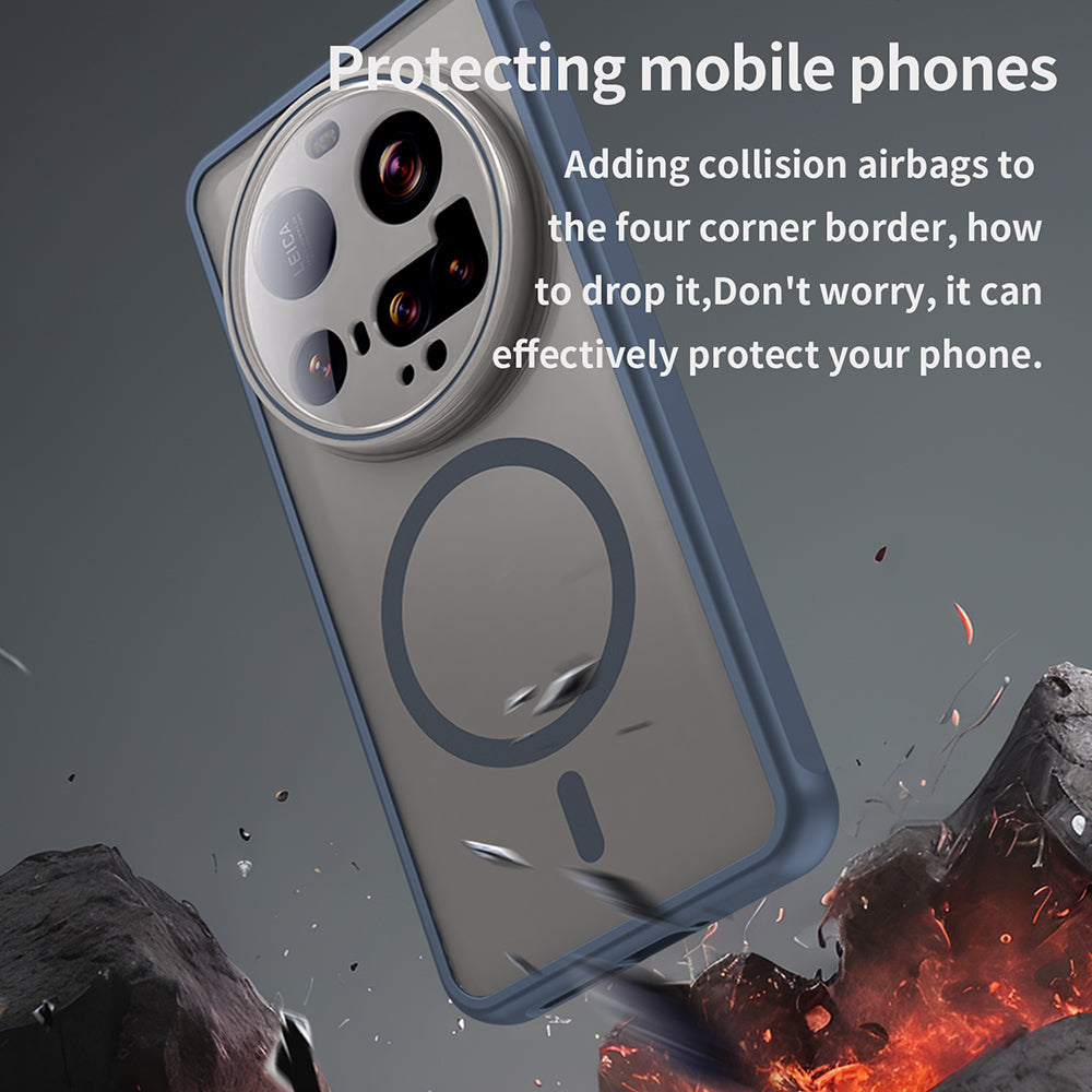 MagSafe pouzdro pro Xiaomi 15 Ultra, Techsuit, HaloFrost II, Tmavě modrá