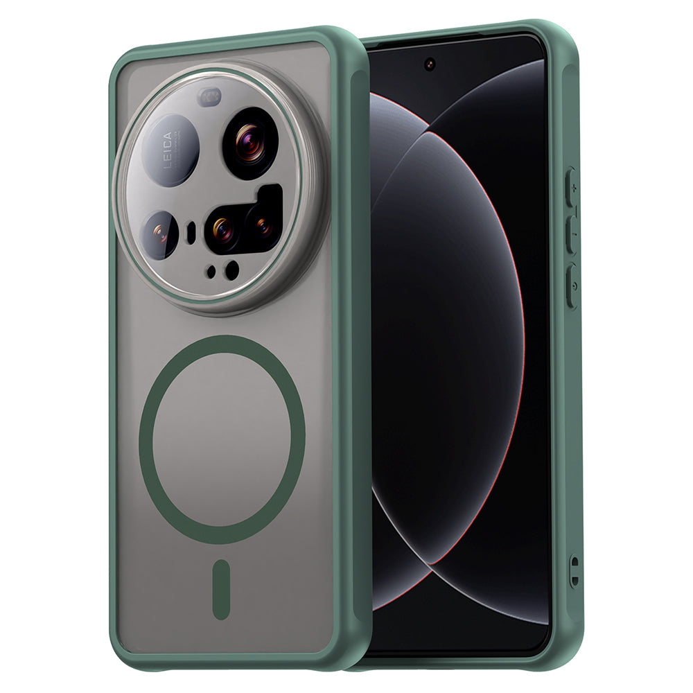 MagSafe pouzdro pro Xiaomi 15 Ultra, Techsuit, HaloFrost II, Zelené