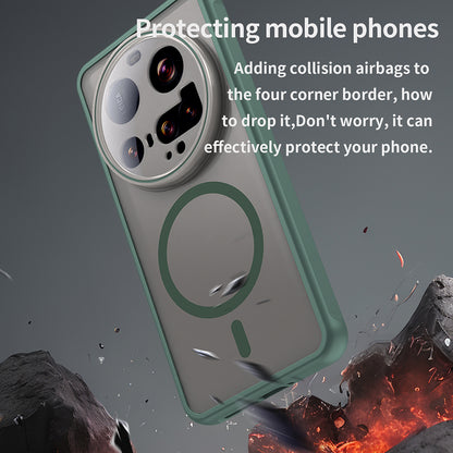 MagSafe pouzdro pro Xiaomi 15 Ultra, Techsuit, HaloFrost II, Zelené