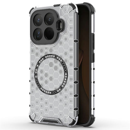 MagSafe Case for Xiaomi 15T Pro, Techsuit, HoneyComb Shield, White