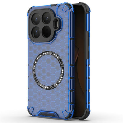 Pouzdro MagSafe pro Xiaomi 15T Pro, Techsuit, HoneyComb Shield, Modrá
