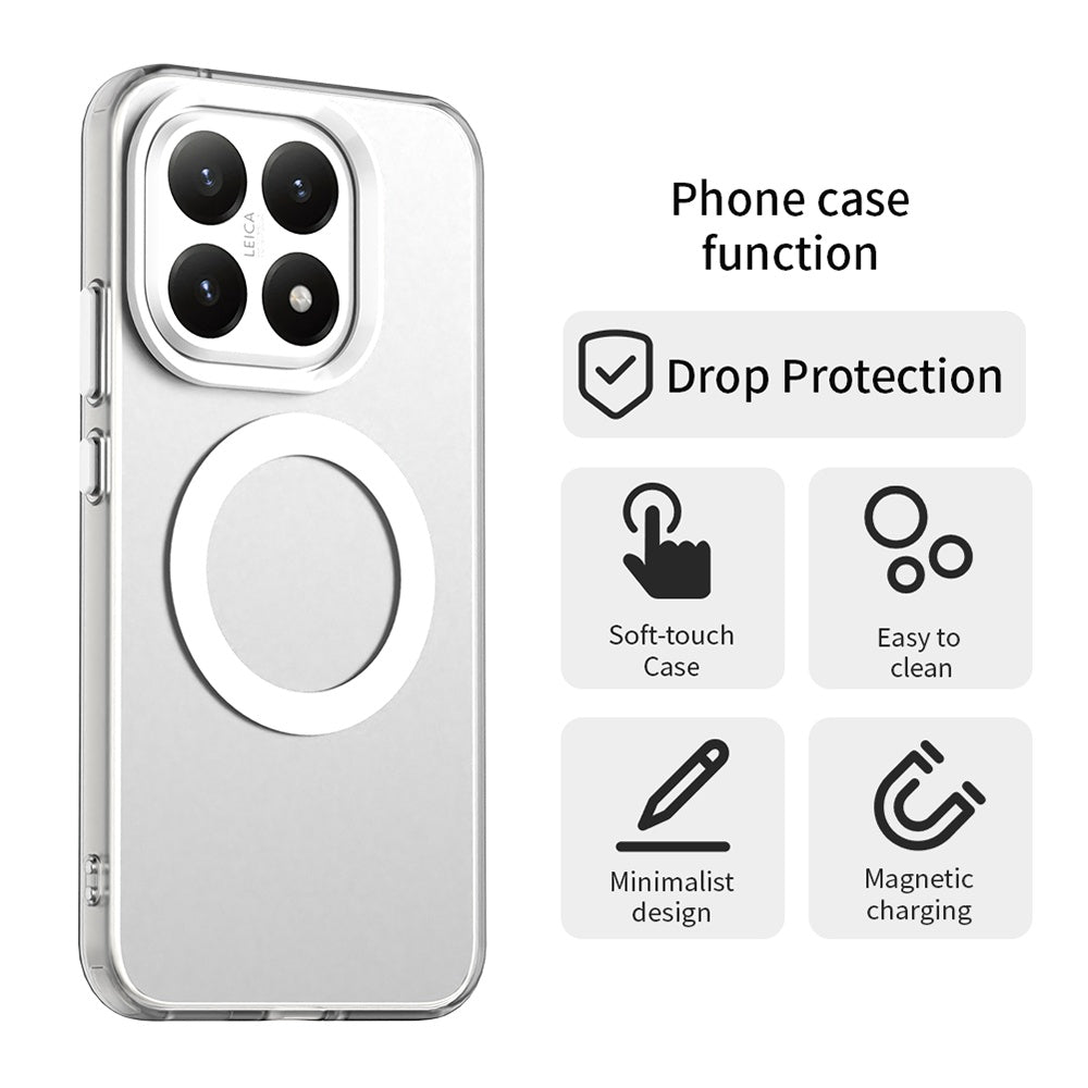 Pouzdro MagSafe pro Xiaomi 15T, Techsuit, CandyCase, Bílá