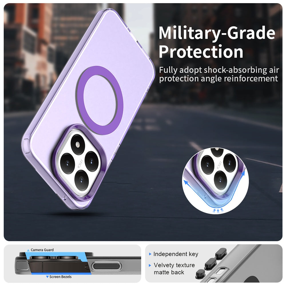 Pouzdro MagSafe pro Xiaomi 15T, Techsuit, CandyCase, Fialová