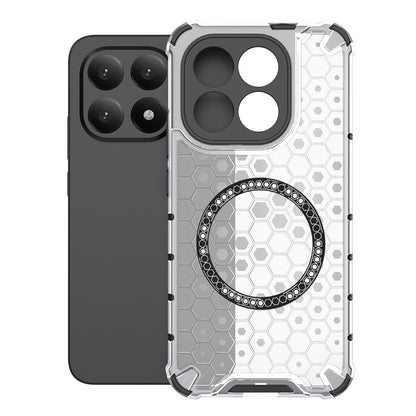 MagSafe Case for Xiaomi 15T, Techsuit, HoneyComb Shield, White
