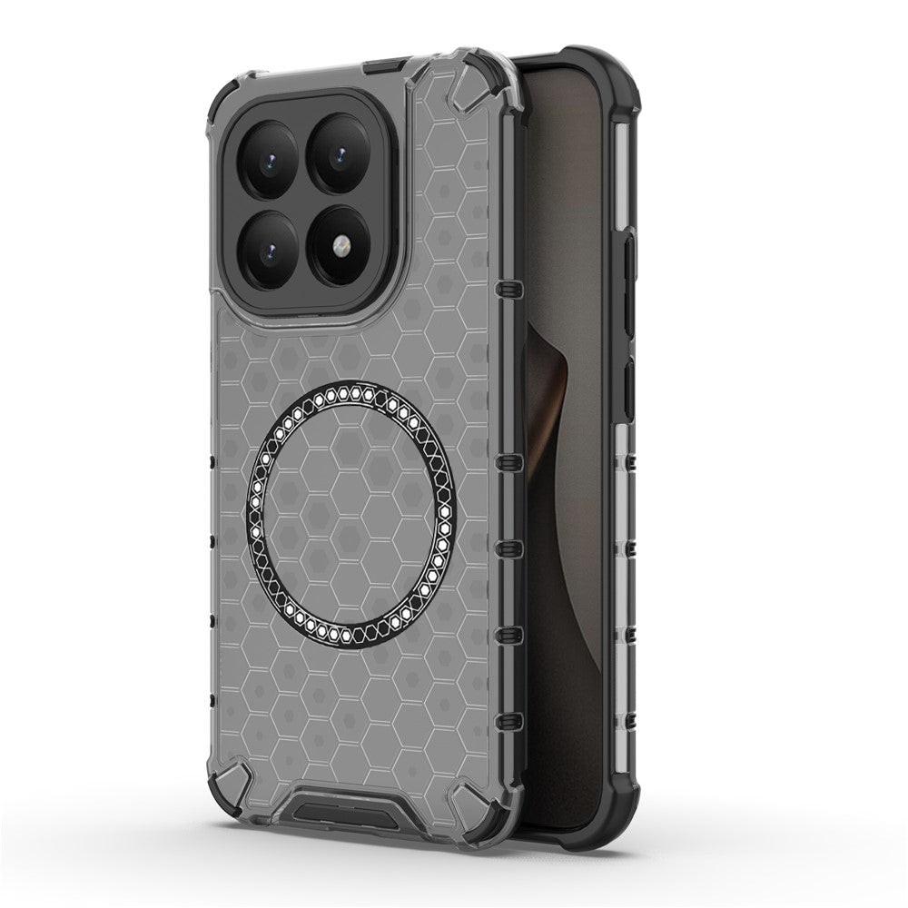 Pouzdro MagSafe pro Xiaomi 15T, Techsuit, HoneyComb Shield, Černá