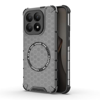 Pouzdro MagSafe pro Xiaomi 15T, Techsuit, HoneyComb Shield, Černá