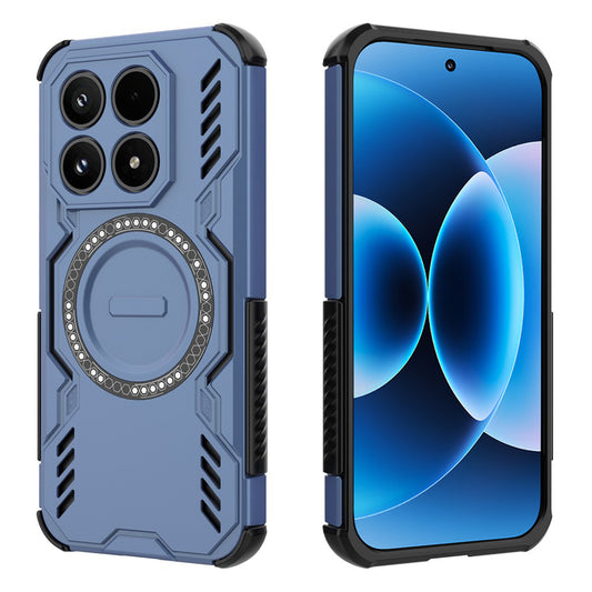 Pouzdro MagSafe pro Xiaomi 17, Techsuit, ArmorMag, Modrá