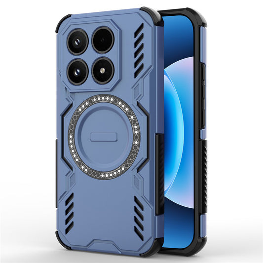 Pouzdro MagSafe pro Xiaomi 17, Techsuit, ArmorMag, Modrá