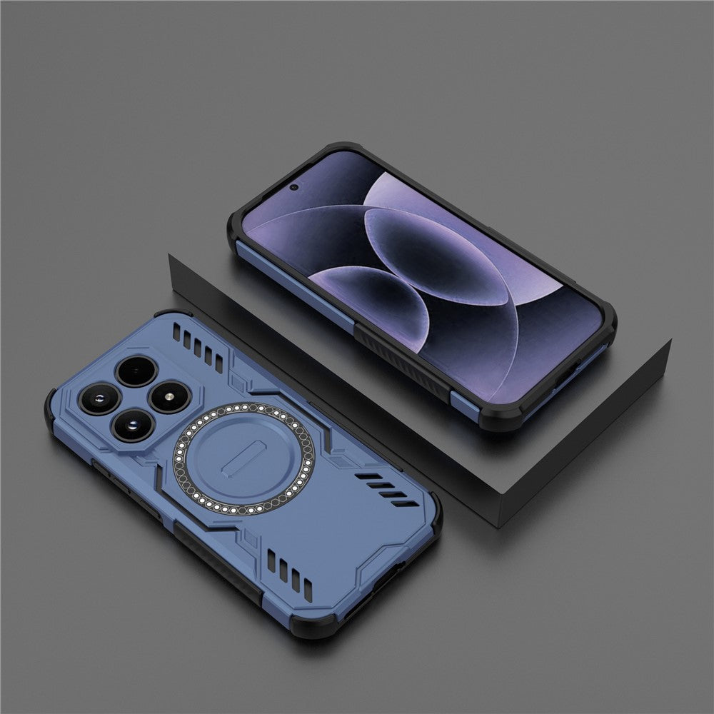 Pouzdro MagSafe pro Xiaomi 17, Techsuit, ArmorMag, Modrá