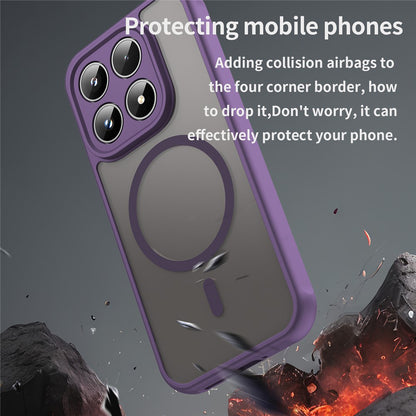 MagSafe Case for Xiaomi 17, Techsuit, HaloFrost II, Purple