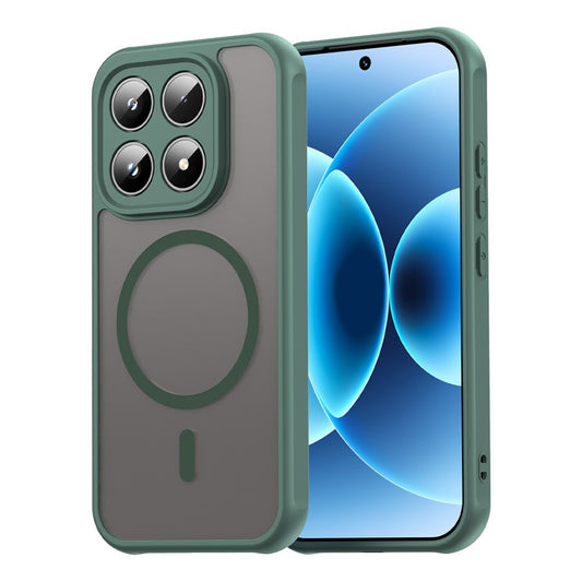 Pouzdro MagSafe pro Xiaomi 17, Techsuit, HaloFrost II, Zelená