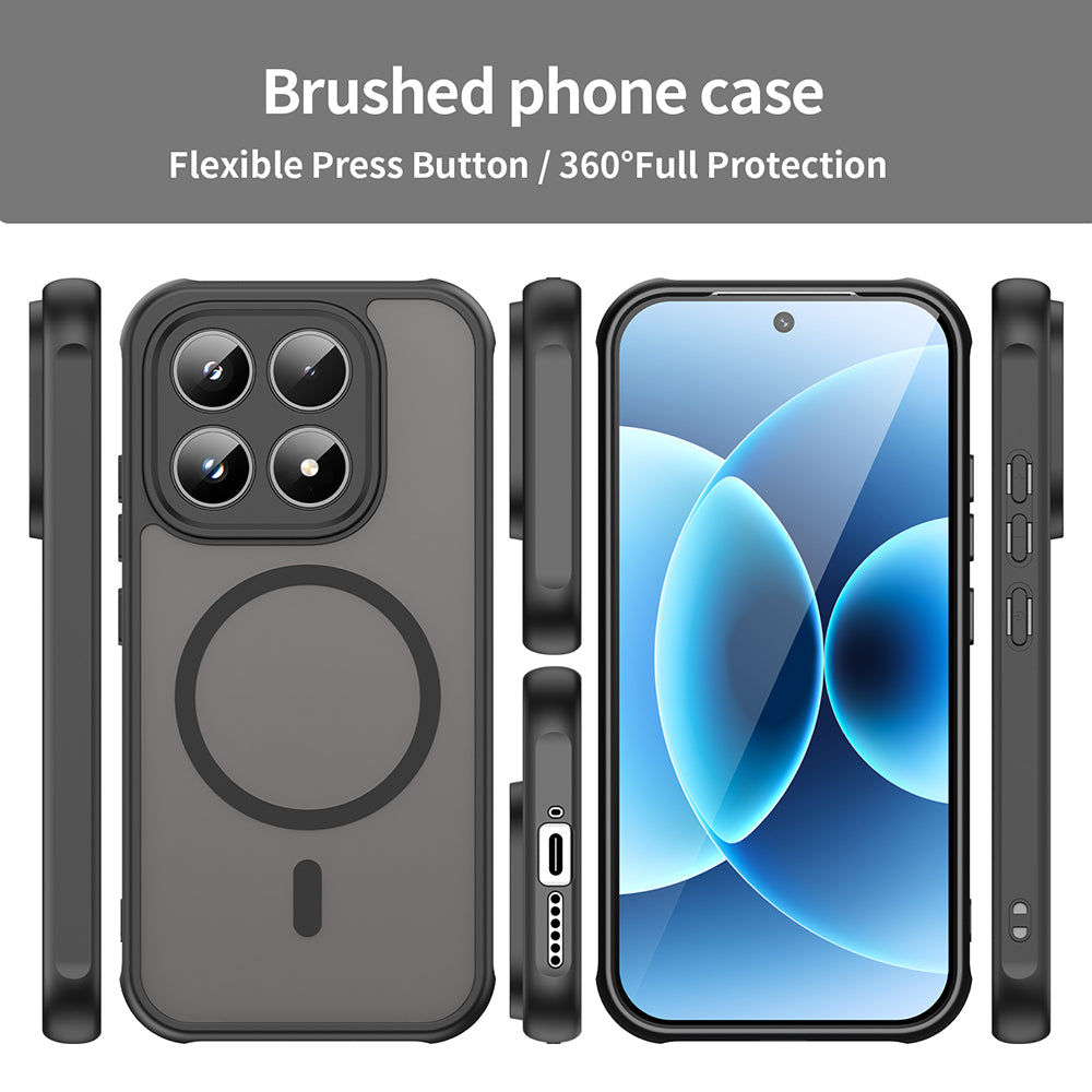 Pouzdro MagSafe pro Xiaomi 17, Techsuit, HaloFrost II, Světle zelená