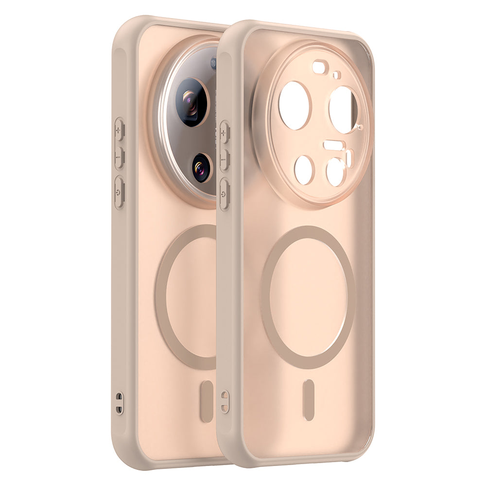 Pouzdro MagSafe pro Xiaomi 17 Ultra, Techsuit, HaloFrost II, Zlaté
