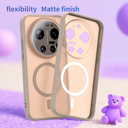 Pouzdro MagSafe pro Xiaomi 17 Ultra, Techsuit, HaloFrost II, Zlaté