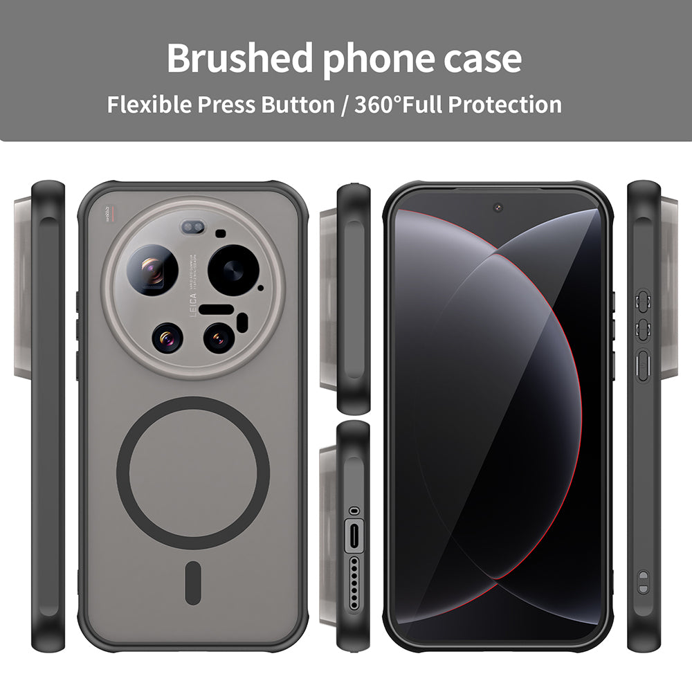 Pouzdro MagSafe pro Xiaomi 17 Ultra, Techsuit, HaloFrost II, Černá