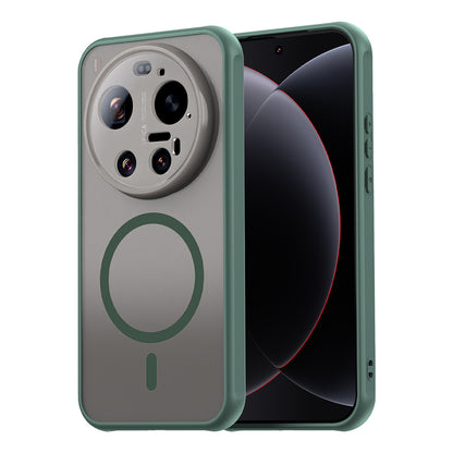 Pouzdro MagSafe pro Xiaomi 17 Ultra, Techsuit, HaloFrost II, Zelená