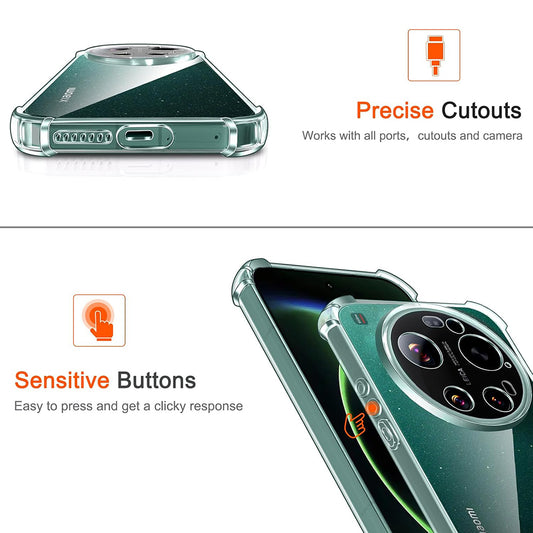 MagSafe pouzdro pro Xiaomi 17 Ultra, Techsuit, nárazuvzdorné, průhledné