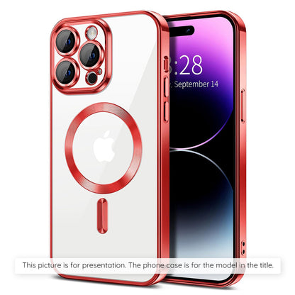 MagSafe pouzdro pro Xiaomi 17T, Techsuit, Luxury Crystal, červené