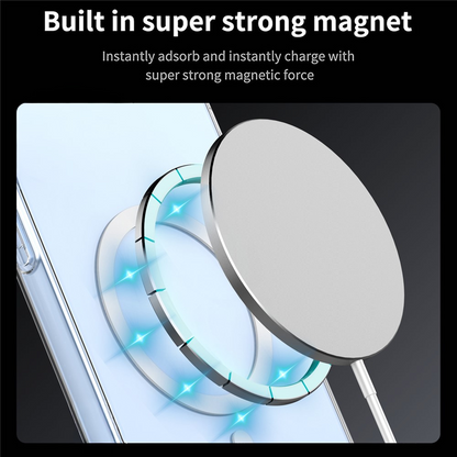 MagSafe pouzdro pro Xiaomi 17T, OEM, nárazuvzdorné, průhledné