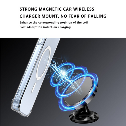 MagSafe pouzdro pro Xiaomi 17T, OEM, nárazuvzdorné, průhledné