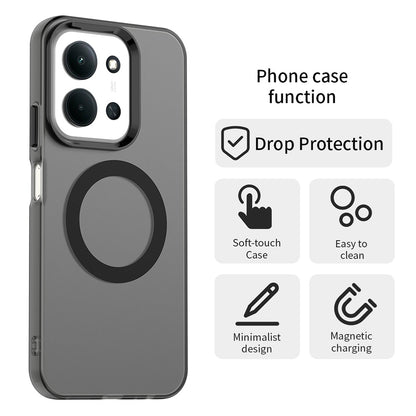 MagSafe pouzdro pro Xiaomi Poco C85 4G / Redmi 15C 5G / 15C 4G, Techsuit, CandyCase, Černá