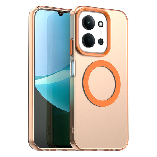 MagSafe pouzdro pro Xiaomi Poco C85 4G / Redmi 15C 5G / 15C 4G, Techsuit, CandyCase, Oranžové