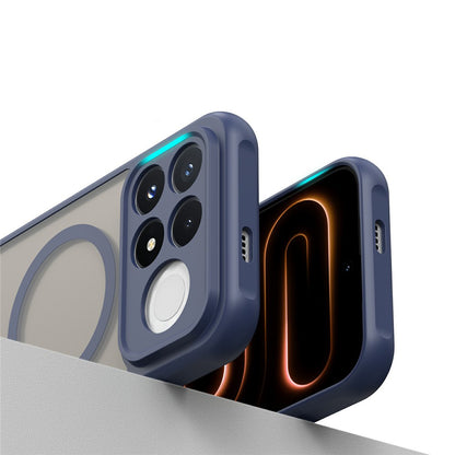 Pouzdro MagSafe pro Xiaomi Poco F9 Pro, Techsuit, HaloFrost II, tmavě modré
