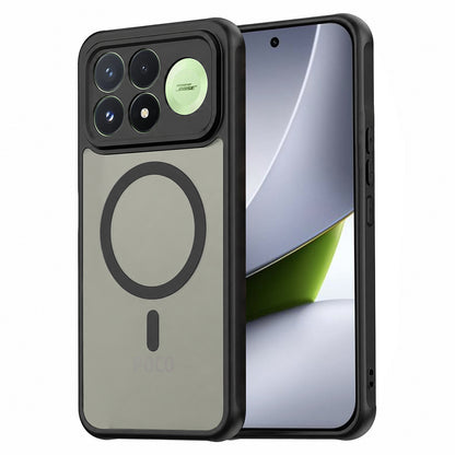 Pouzdro MagSafe pro Xiaomi Poco F9 Pro, Techsuit, HaloFrost II, černé