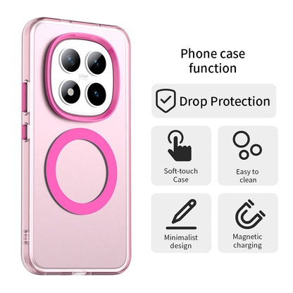 Pouzdro MagSafe pro Xiaomi Poco M8 Pro / Redmi Note 15 Pro+ 5G, Techsuit, CandyCase, Růžová