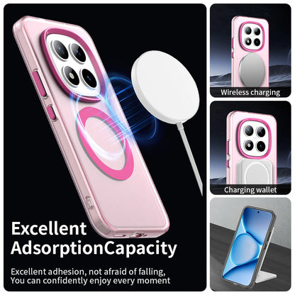 Pouzdro MagSafe pro Xiaomi Poco M8 Pro / Redmi Note 15 Pro+ 5G, Techsuit, CandyCase, Růžová